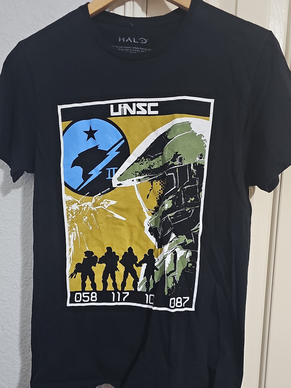 HALO UNSC Graphic T-Shirt in Black